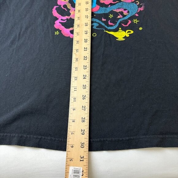 Disney Aladdin Shirt Mens 4XL Black Genie Graphic Tee Movie Cartoon Magic Lamp - Picture 7 of 9